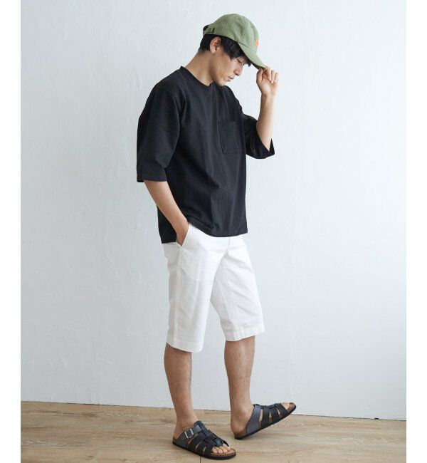 ikka「ストレッチインレイ7分袖Tシャツ」|Tシャツ・カットソー|