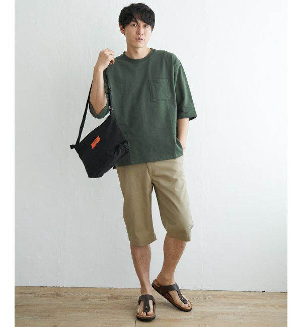 ikka「ストレッチインレイ7分袖Tシャツ」|Tシャツ・カットソー|