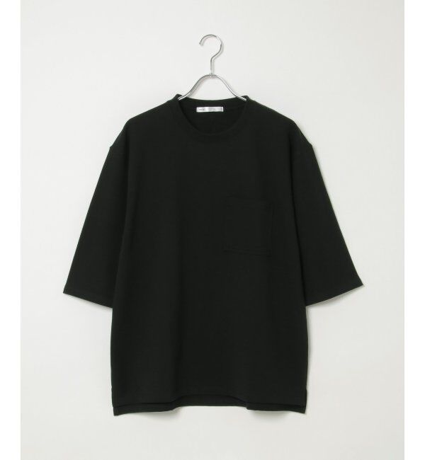 ikka「ストレッチインレイ7分袖Tシャツ」|Tシャツ・カットソー|