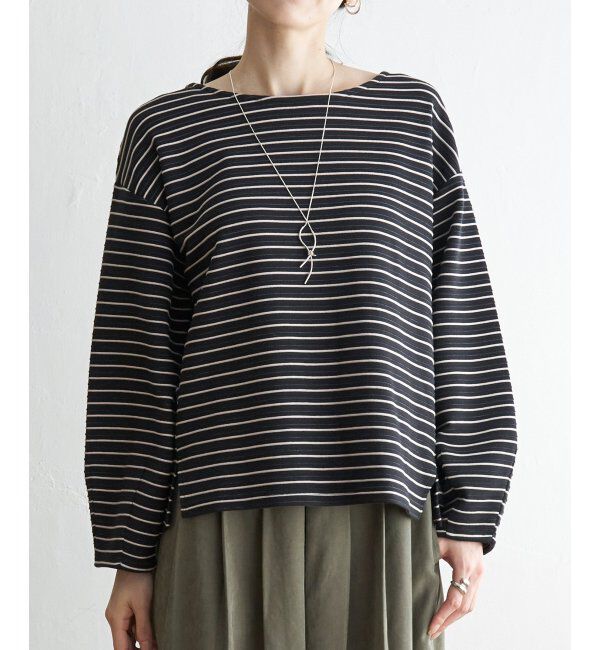 ikka「リップル袖切り替え長袖プルオーバー」|その他|