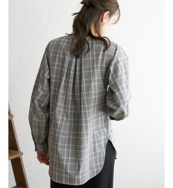 ikka「前後2WAYバンドカラーシャツ」|シャツ・ブラウス|
