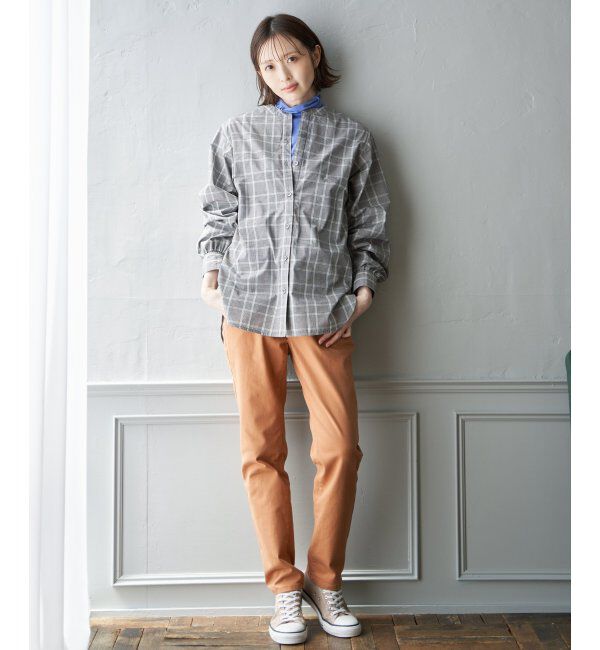 ikka「前後2WAYバンドカラーシャツ」|シャツ・ブラウス|