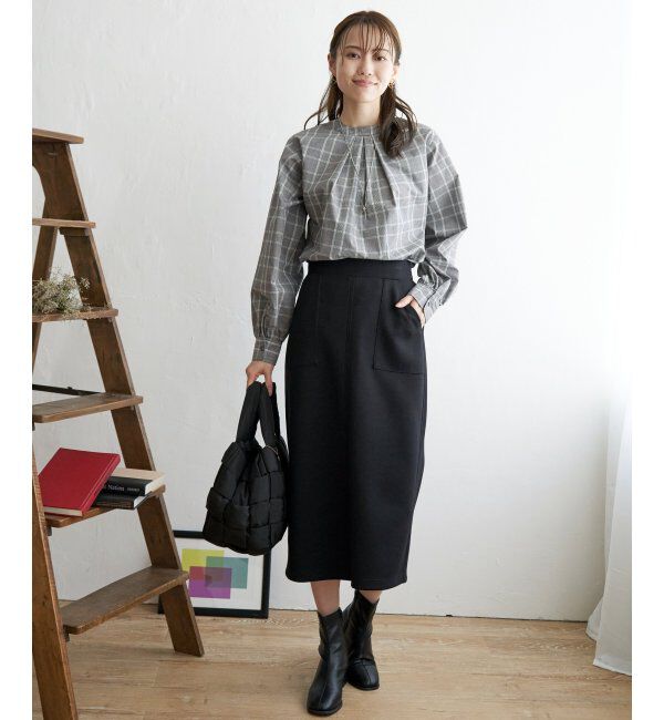 ikka「前後2WAYバンドカラーシャツ」|シャツ・ブラウス|