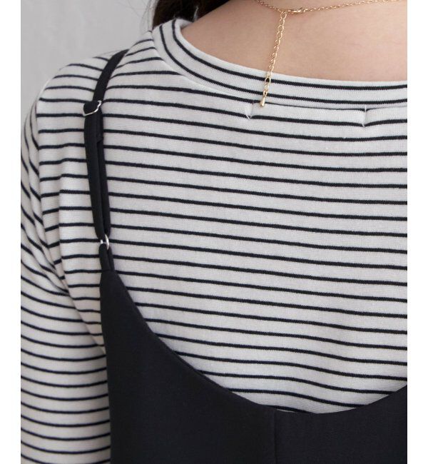 ikka「【2点セット】キャミワンピアンサンブル」|ワンピース|