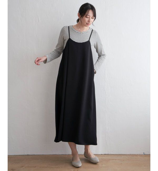 ikka「【2点セット】キャミワンピアンサンブル」|ワンピース|