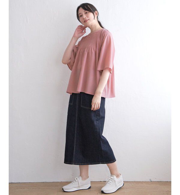 ikka「マジョリカプリーツブラウス」|シャツ・ブラウス|