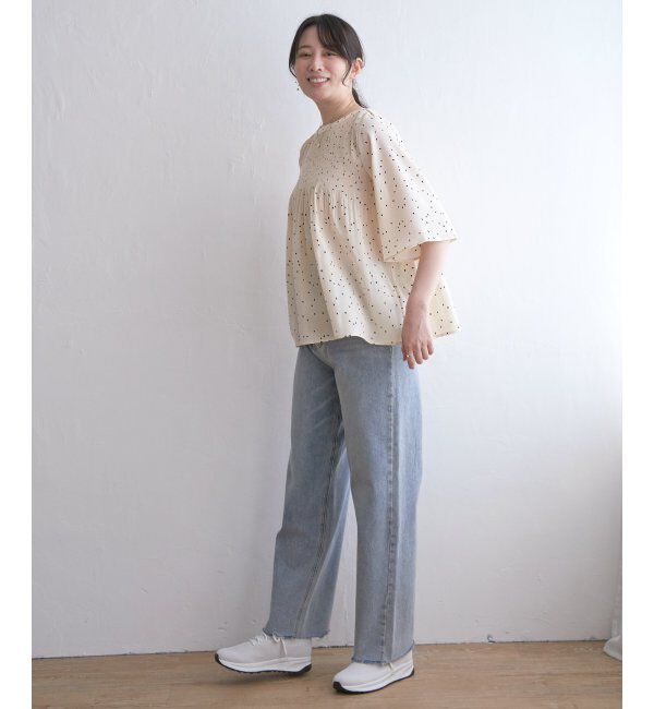 ikka「マジョリカプリーツブラウス」|シャツ・ブラウス|