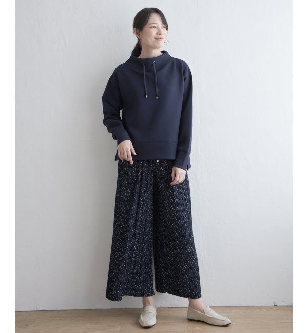 ikka「さらっとプリーツワイドパンツ」|その他|