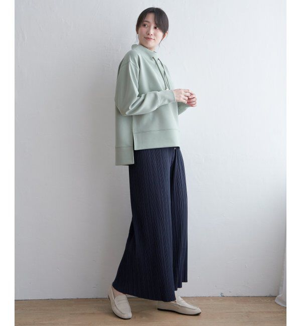 ikka「さらっとプリーツワイドパンツ」|その他|