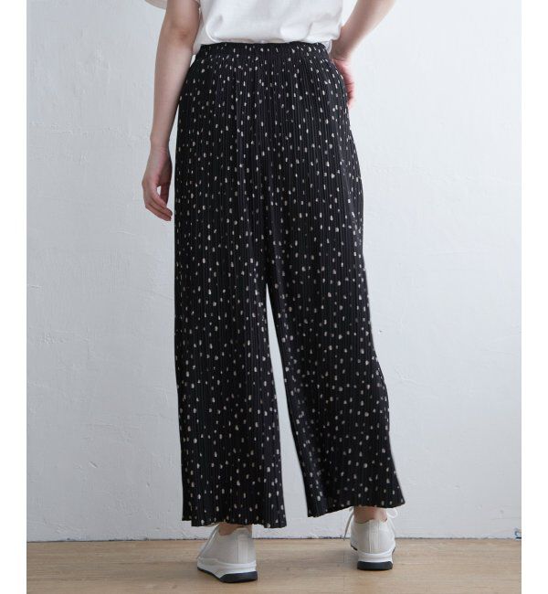 ikka「さらっとプリーツワイドパンツ」|その他|