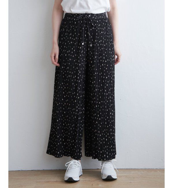 ikka「さらっとプリーツワイドパンツ」|その他|