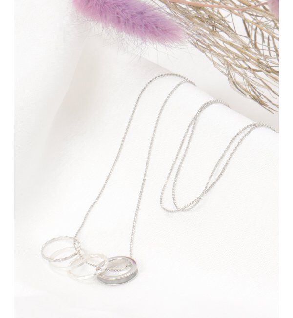 ikka「MIX Sリングネックレス」|その他|グレー