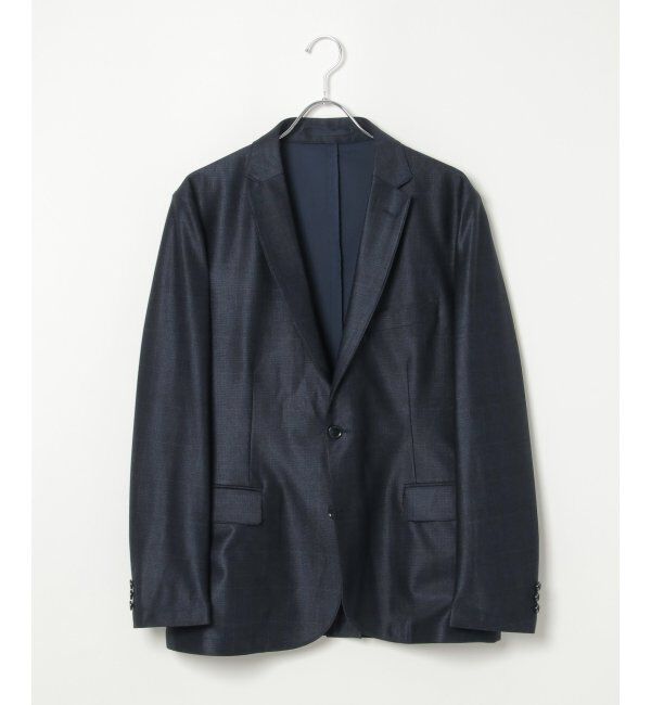 IKKA LOUNGE「【セットアップ対応】メッシュチェックテーラードジャケット」|テーラードジャケット|