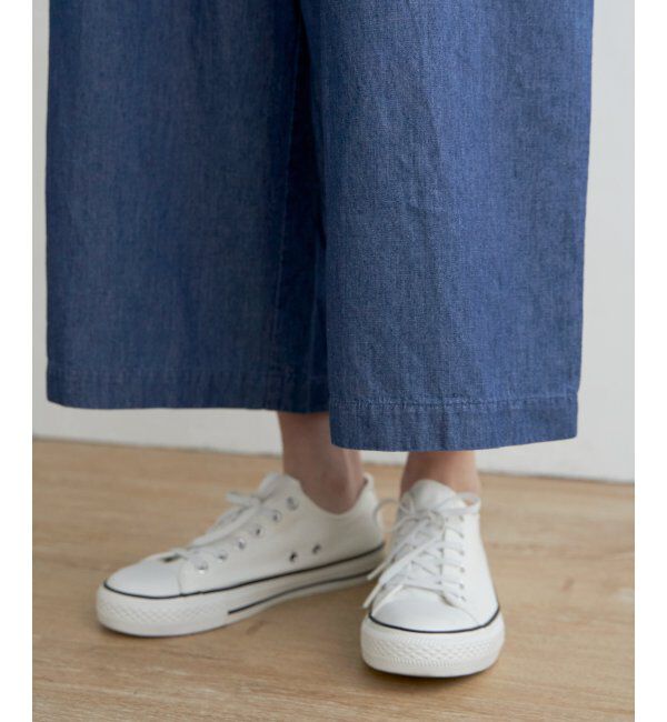 ikka「麻混ベルト付きワイドパンツ」|その他|