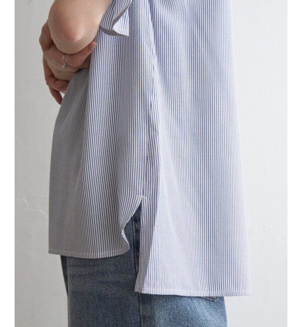 ikka「冷感袖切り替えブラウス」|シャツ・ブラウス|