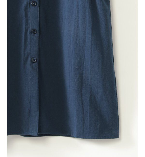 ikka kids「【親子おそろい】8分袖スキッパーシャツワンピース（120~160cm）」|スカート|