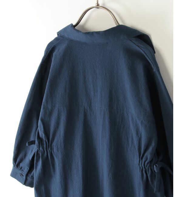 ikka kids「【親子おそろい】8分袖スキッパーシャツワンピース（120~160cm）」|スカート|