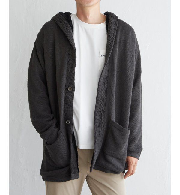 ikka「裏ボアニットフーディガン」|その他|