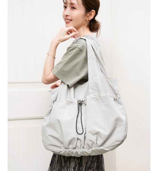 ikka「撥水ドロストポケバルーントートバッグ」|その他|