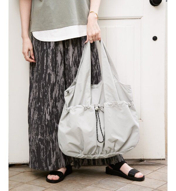 ikka「撥水ドロストポケバルーントートバッグ」|その他|