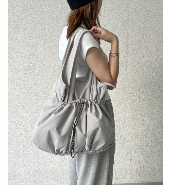 ikka「撥水ドロストポケバルーントートバッグ」|その他|