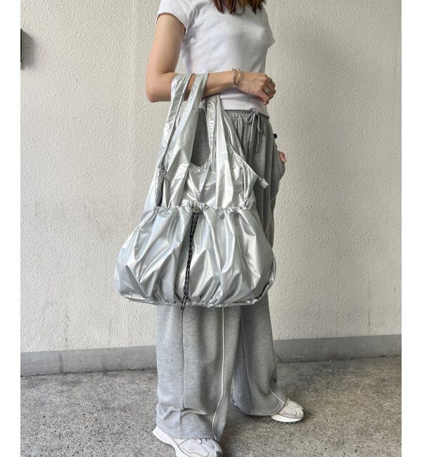 ikka「撥水ドロストポケバルーントートバッグ」|その他|