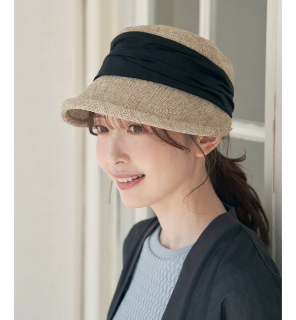 ikka「バイザーキャスケット25」|その他|ベージュ