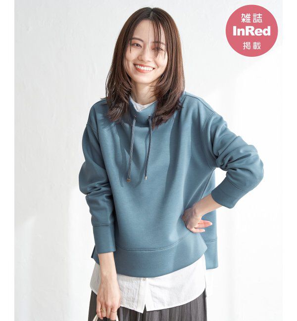 ikka「【雑誌InRed4月号掲載】GOKU楽ダンボールスピンドル」|パーカー|ブルー