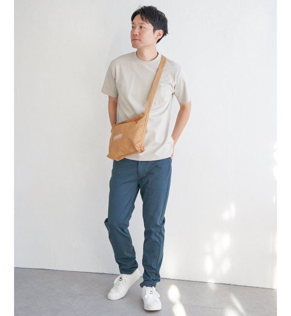 IKKA LOUNGE「ポンチクルーネックジャケットTシャツ」|Tシャツ・カットソー|