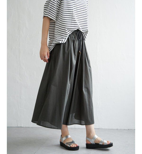 ikka「【親子おそろい】コットンボリュームペチ付きスカーチョ」|その他|