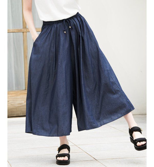 ikka「【親子おそろい】コットンボリュームペチ付きスカーチョ」|その他|