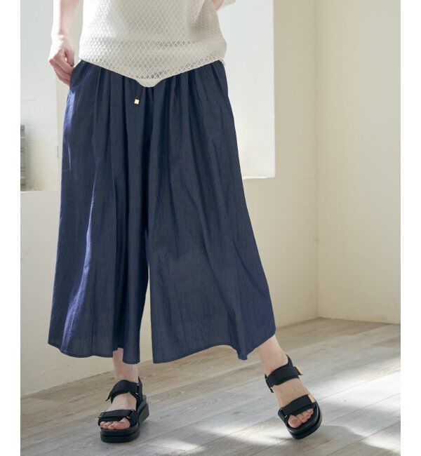 ikka「【親子おそろい】コットンボリュームペチ付きスカーチョ」|その他|