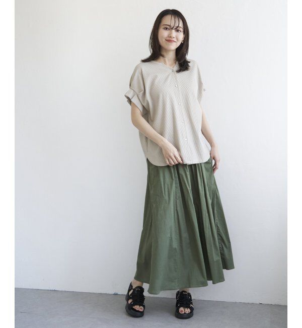 ikka「【親子おそろい】コットンボリュームペチ付きスカーチョ」|その他|