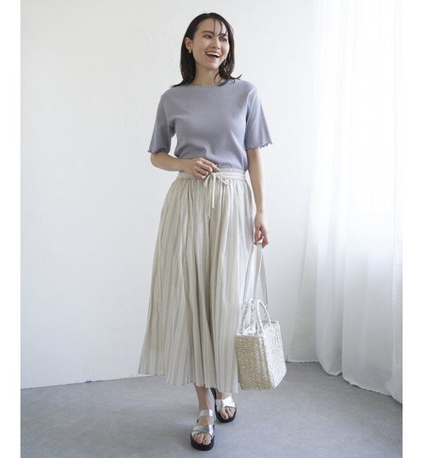 ikka「【親子おそろい】コットンボリュームペチ付きスカーチョ」|その他|