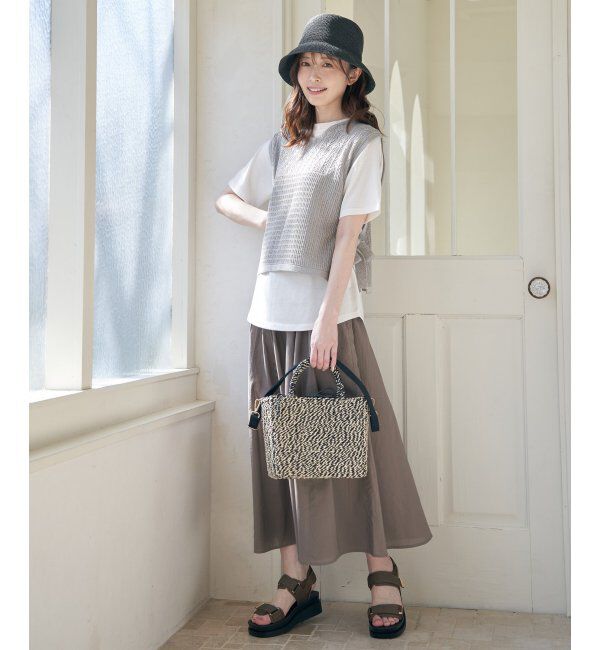 ikka「【親子おそろい】コットンボリュームペチ付きスカーチョ」|その他|