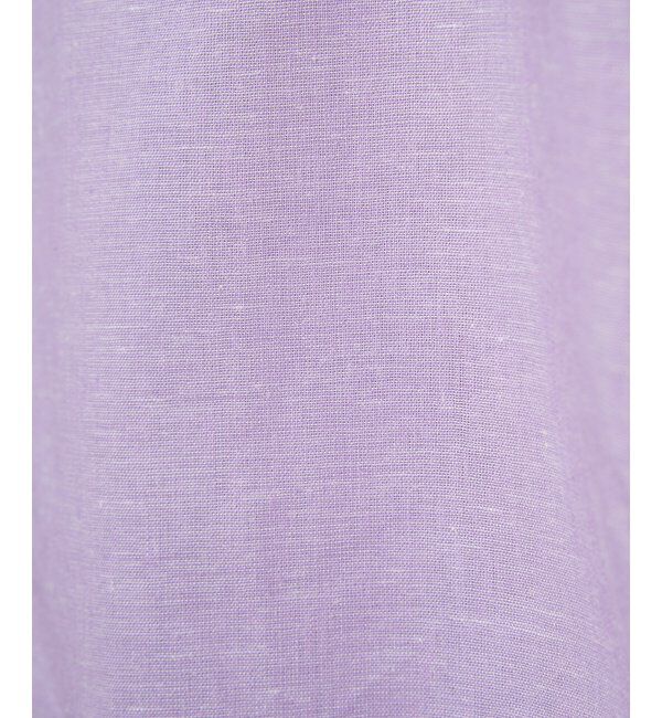 ikka「【吸水速乾】7分イージーケアリネン無地シャツ」|シャツ・ブラウス|