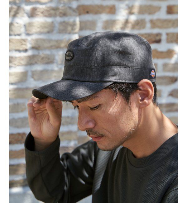 ikka「Dickies ディッキーズ ワッペンウォッシュワークキャップ」|その他|ブラック