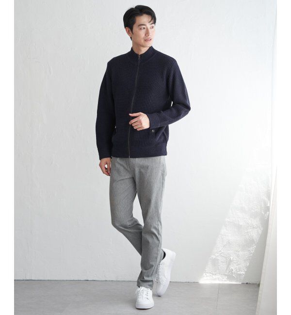 ikka「スタンドジップニットブルゾン」|その他|