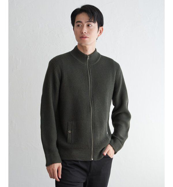 ikka「スタンドジップニットブルゾン」|その他|