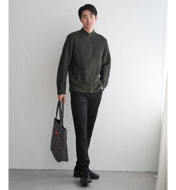 ikka「スタンドジップニットブルゾン」|その他|