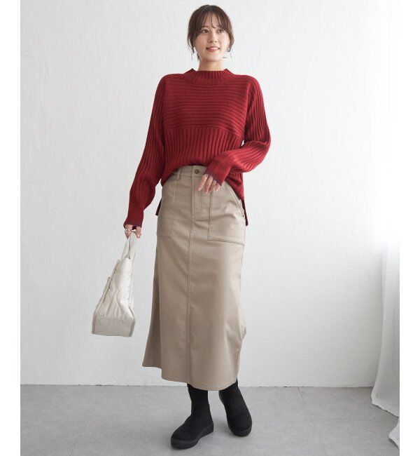 ikka「７ＧワイドリブキリカエハイショクＰＯ」|プルオーバー|