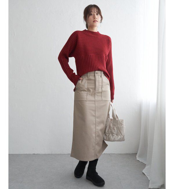 ikka「７ＧワイドリブキリカエハイショクＰＯ」|プルオーバー|