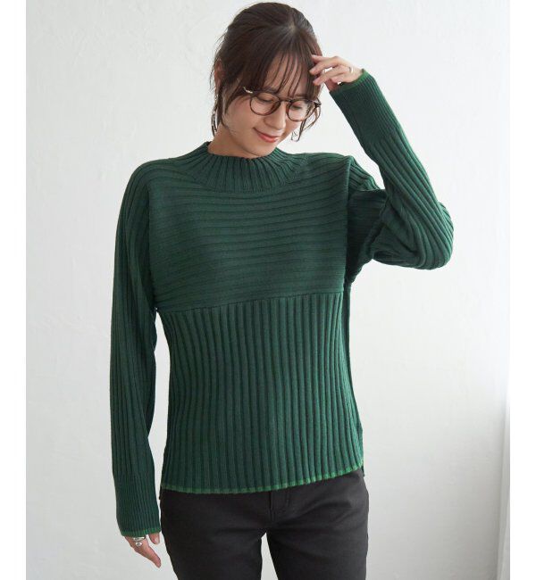 ikka「７ＧワイドリブキリカエハイショクＰＯ」|プルオーバー|