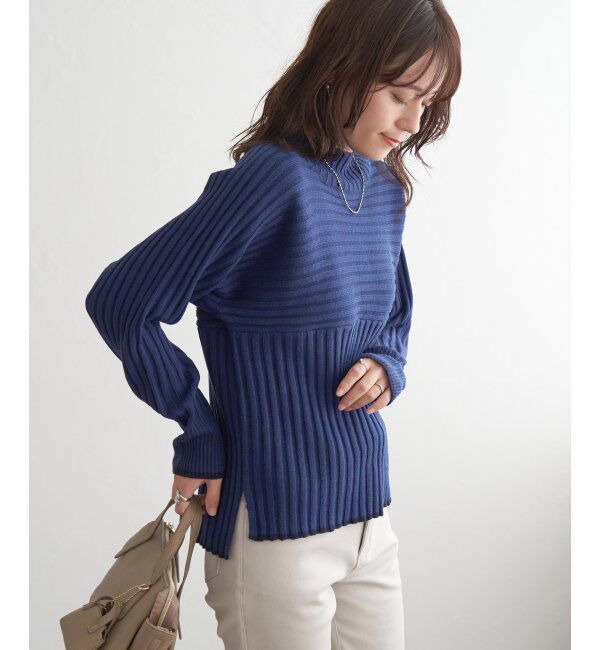 ikka「７ＧワイドリブキリカエハイショクＰＯ」|プルオーバー|