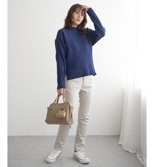 ikka「７ＧワイドリブキリカエハイショクＰＯ」|プルオーバー|