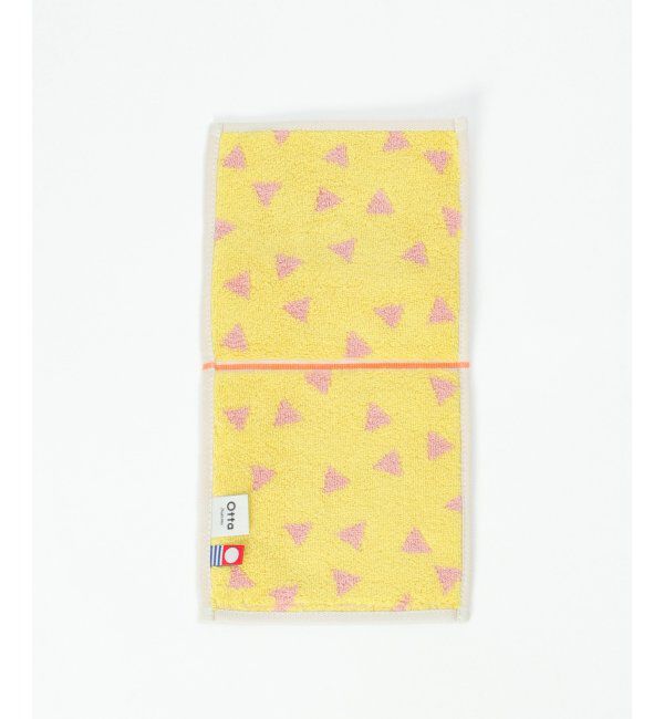 Lbc with Life「Otta オッタ サンカク柄2つ折りハンカチ 」|タオル|