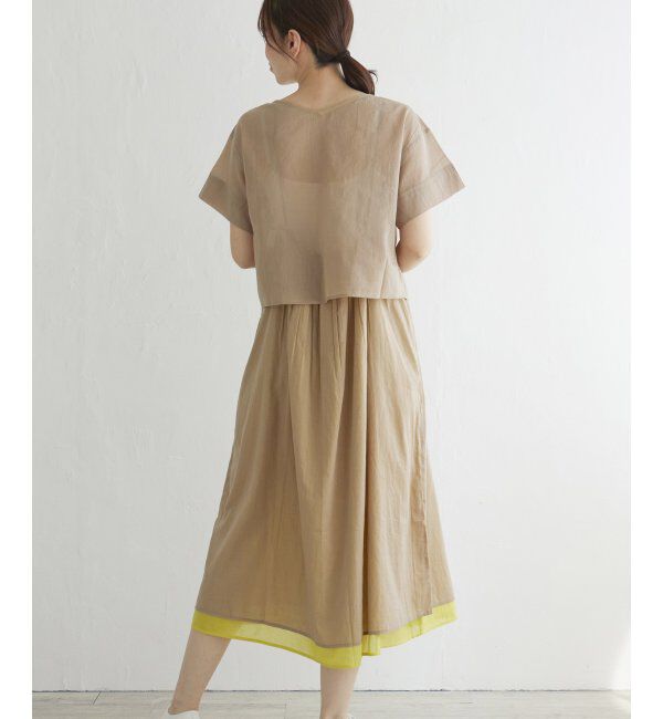 Lbc with Life「【2点セット】8WAYブラウスキャミワンピース」|ワンピース|