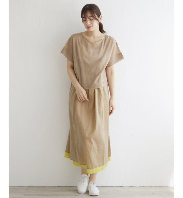 Lbc with Life「【2点セット】8WAYブラウスキャミワンピース」|ワンピース|