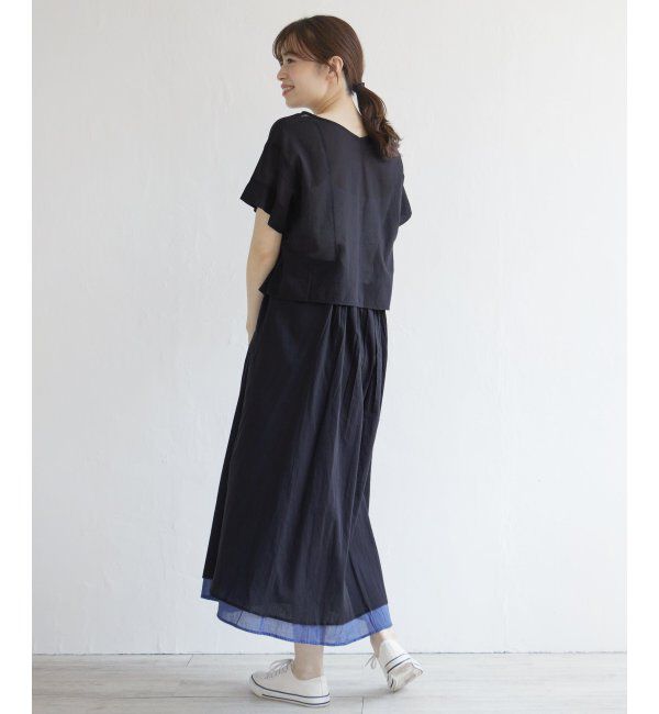 Lbc with Life「【2点セット】8WAYブラウスキャミワンピース」|ワンピース|