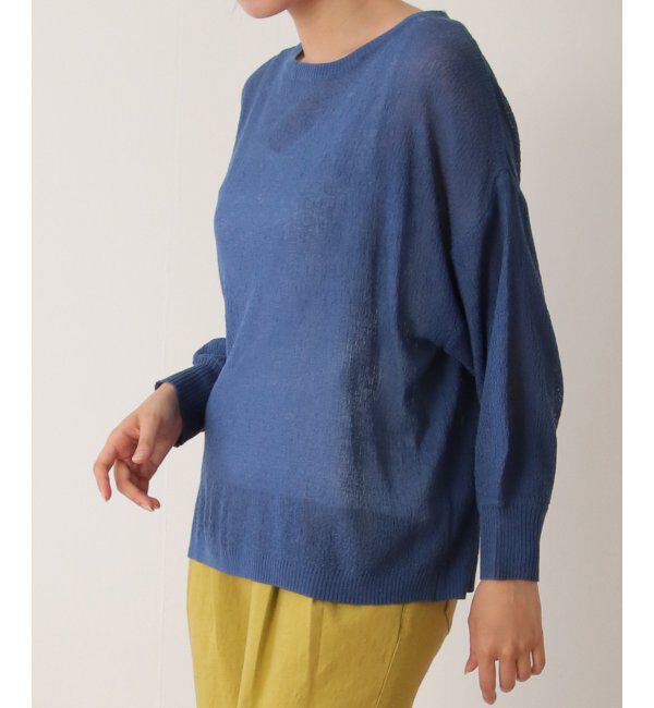 Lbc with Life「梨地シアーニットプルオーバー」|カーディガン|